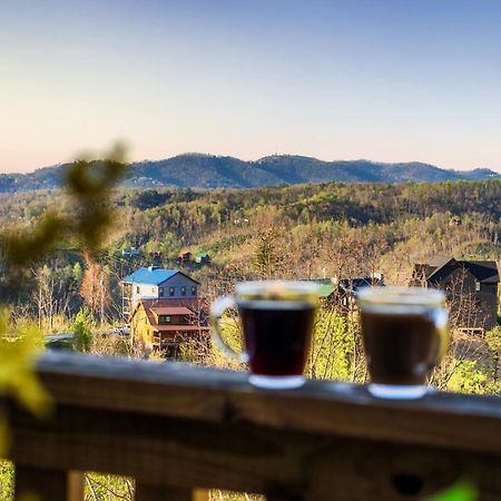 Mountainscape - Brand New Cabin W Views - Hottub - Firetable - Ps5 - Pooltable - 3 Pools 개틀린버그 외부 사진